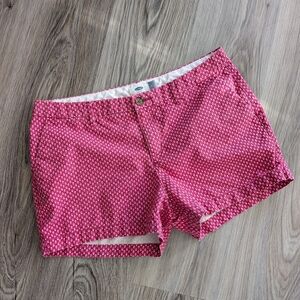 Women's Old Navy Shorts Size 8 Like New. Pink‎ And Floral Print.